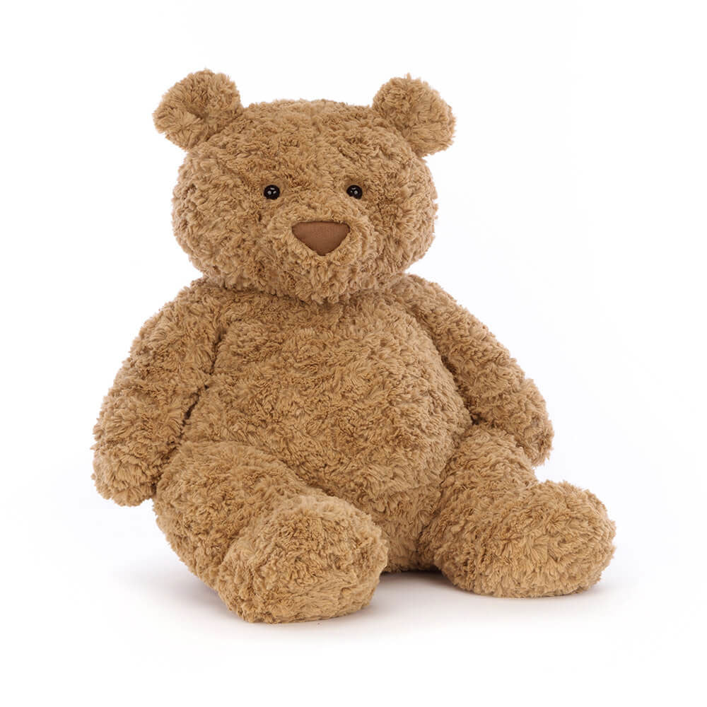Barnaby Brown Bear – a soft stuffed plush toy inspired by Jellycat, perfect for kids and collectors.