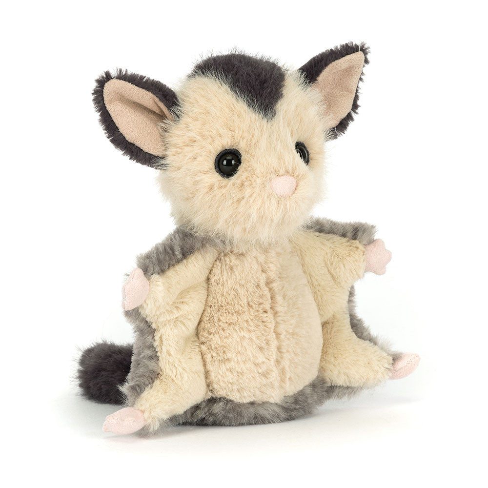 Glider Possum Plush – ‘Lolly’ Edition – a soft stuffed plush toy inspired by Jellycat, perfect for kids and collectors.