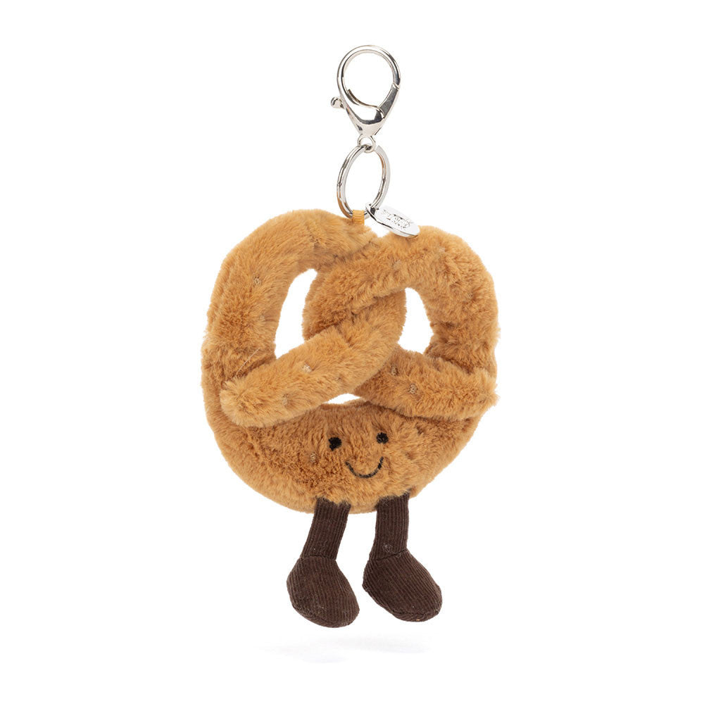 Pretzel Twist Keychain Plush – a soft stuffed plush toy inspired by Jellycat, perfect for kids and collectors.
